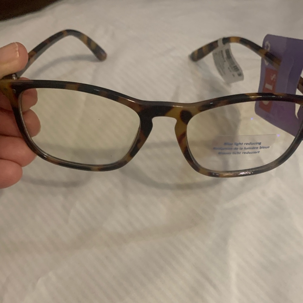 Claire’s NWT Fashion Aviator Clear Glasses Brown Frames